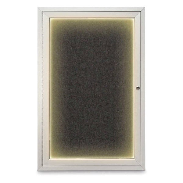 Corkboard, Black /Satin, 24" x 36"