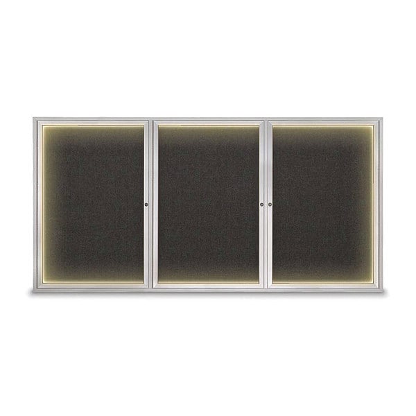 Corkboard, Satin/Black, 96" x 48"