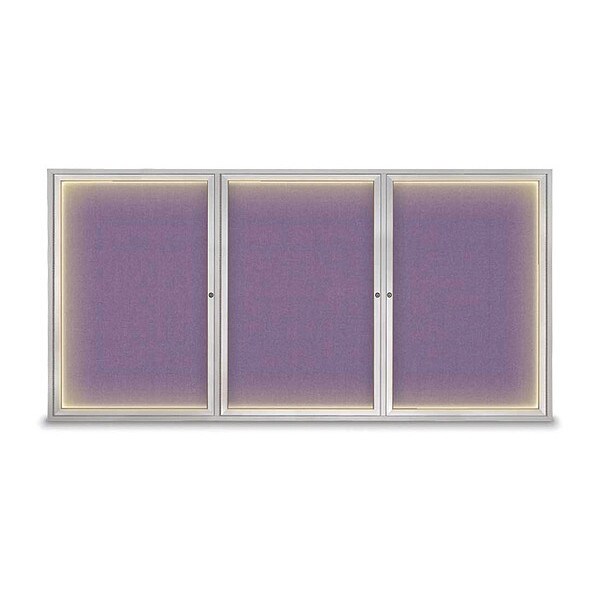 Corkboard, Amethyst/Satin, 96" x 48"