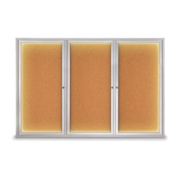 Corkboard, Cork Backing/Satin, 72" x 48"