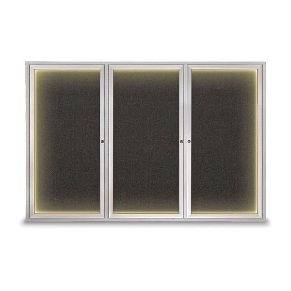 Corkboard, Satin/Black, 72" x 48"
