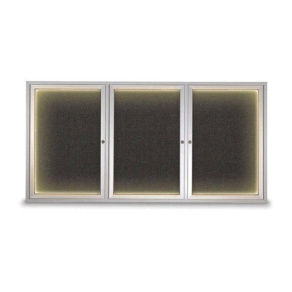 Corkboard, Satin/Black, 72" x 36"
