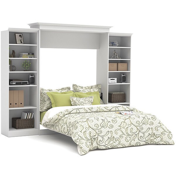 Queen Wall Bed Kit, White, 115"