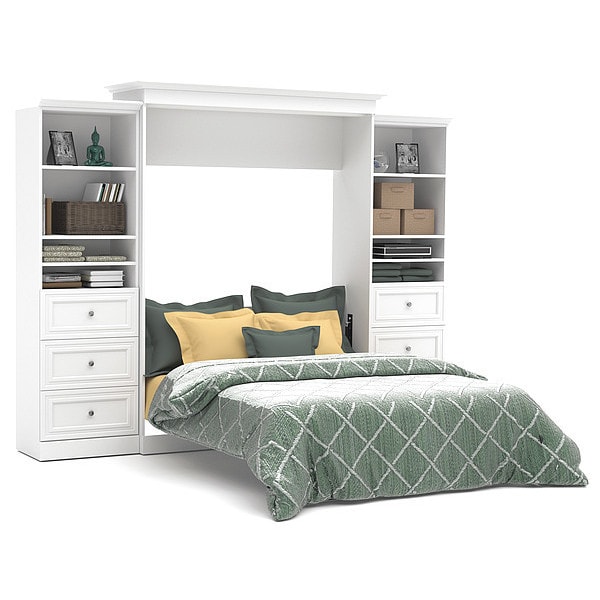 Queen Wall Bed Kit, White, 115"