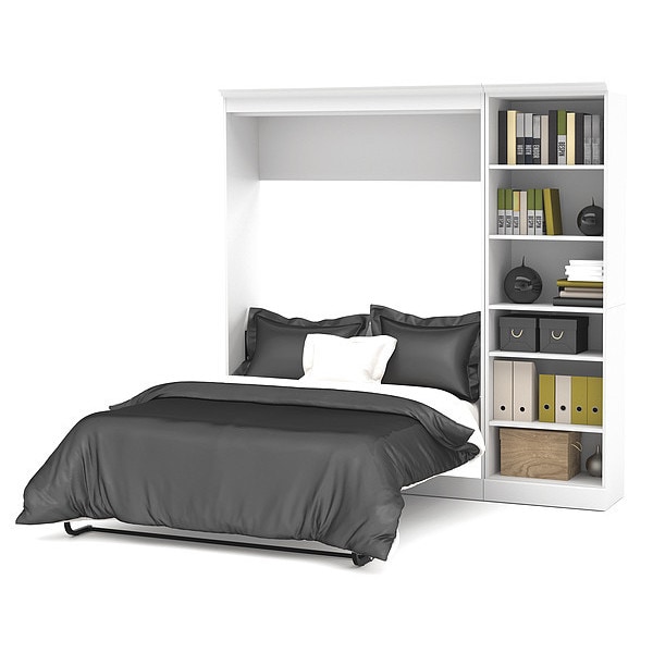 Full Wall Bed Kit, Wht, 84"