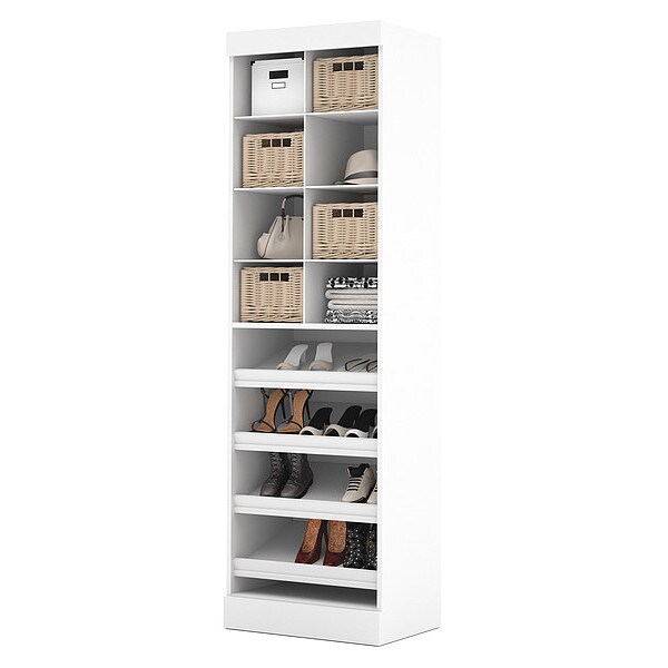 Multi-Storage Cubby, White, 25"