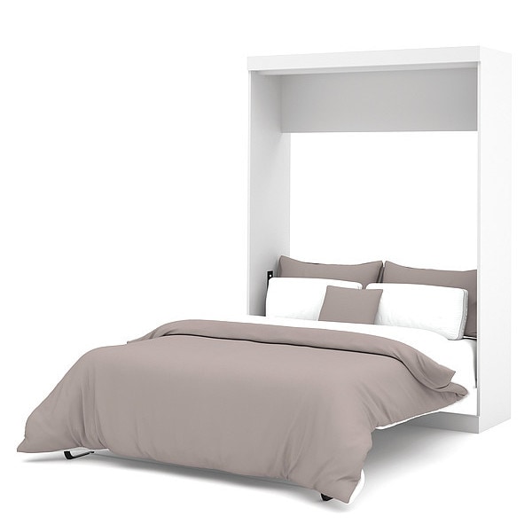 Full Wall Bed, White