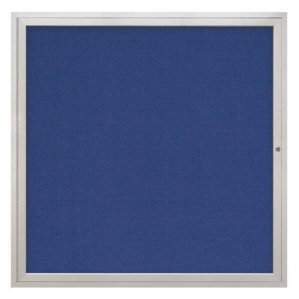 Corkboard, 48"x48", Cobalt Accent/Satin