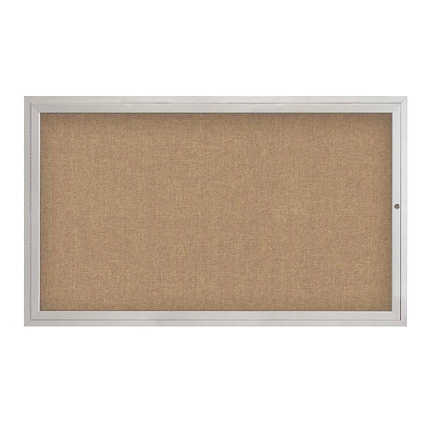 Corkboard, 48"x36", Buff/Satin