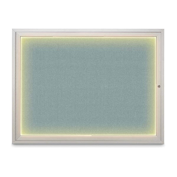 Corkboard, 48"x36", Cloud/Satin