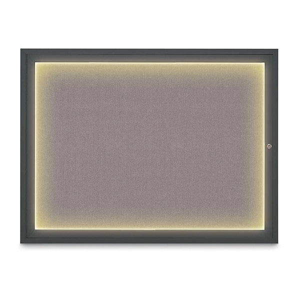 Corkboard, 48"x36", Surf/Black