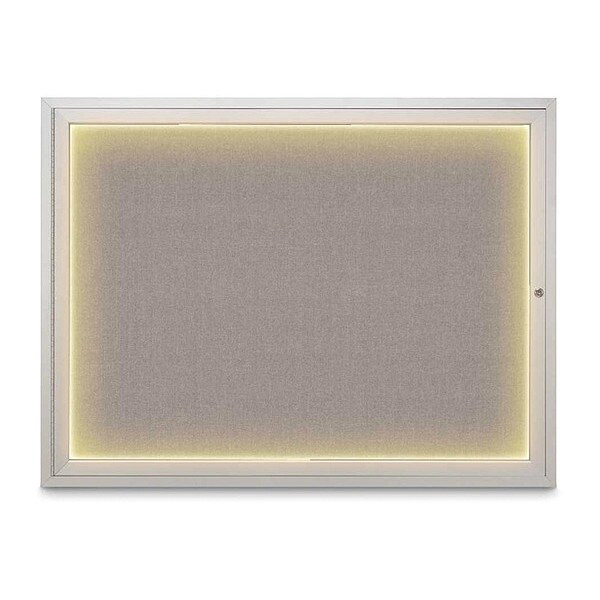 Corkboard, 48"x36", Pearl/Satin