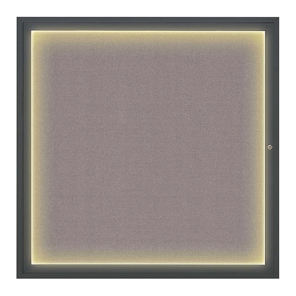 Corkboard, 48"x48", Surf/Black