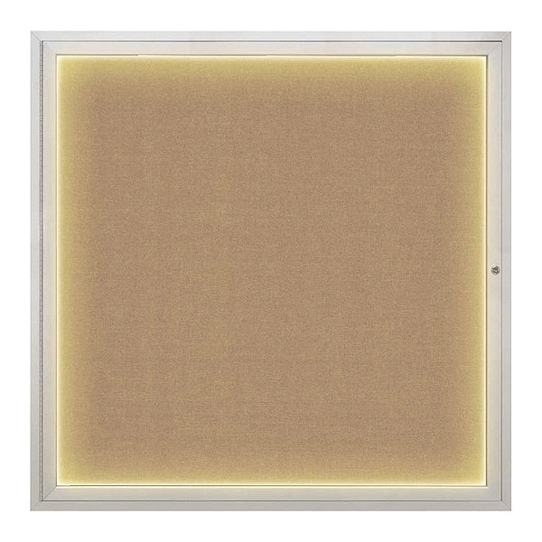 Corkboard, 48"x48", Buff/Satin