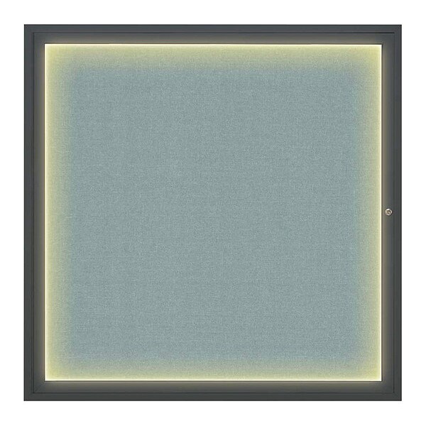 Corkboard, 48"x48", Cloud/Black