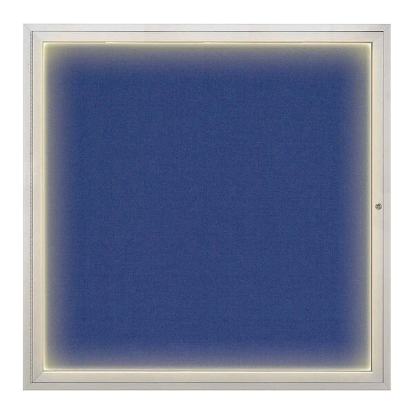 Corkboard, 48"x48", Cobalt Accent/Satin