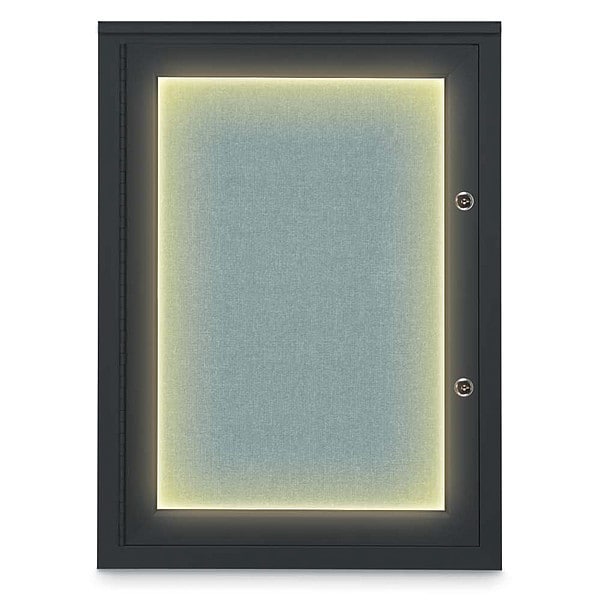 Corkboard, 18"x24", Cloud/Black