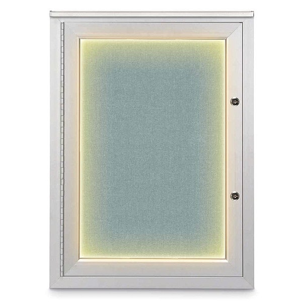 Corkboard, 18"x24", Cloud/Satin