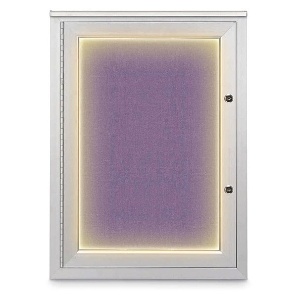 Corkboard, 18"x24", Amethyst/Satin