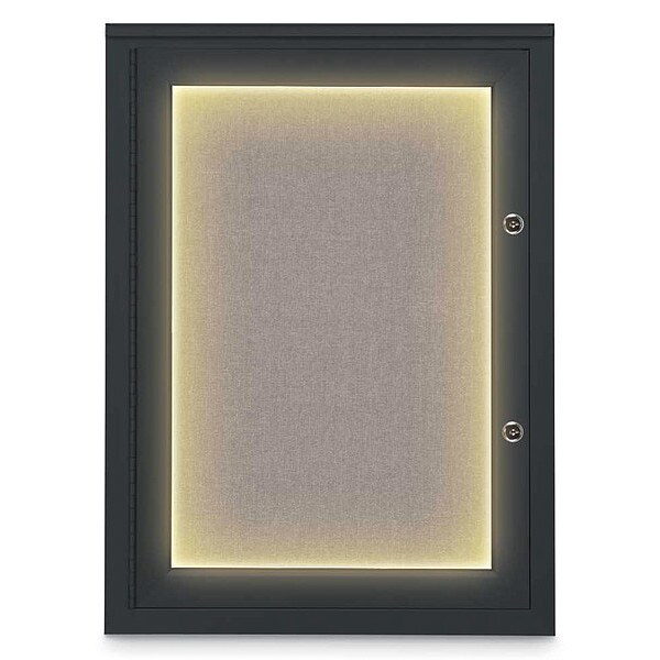 Corkboard, 18"x24", Pearl/Black