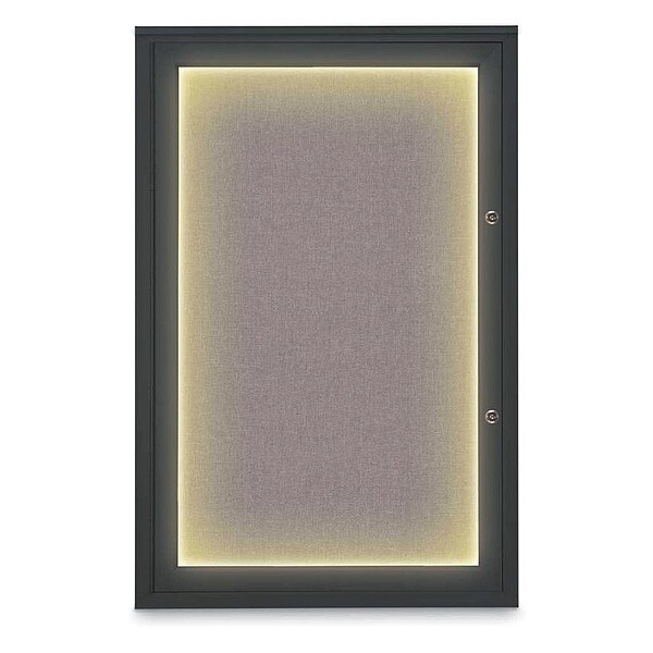 Corkboard, 24"x36", Surf/Black