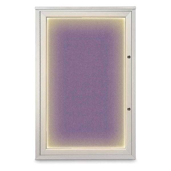 Corkboard, 24"x36", Amethyst/Satin