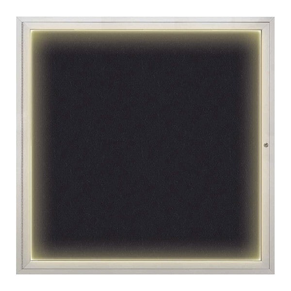 Corkboard, 48"x48", Rubber/Satin