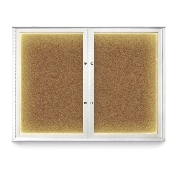 Corkboard, 48"x36", Synthetic Cork/Satin