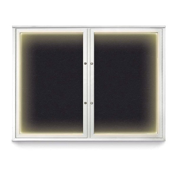 Corkboard, 48"x36", Rubber/Satin