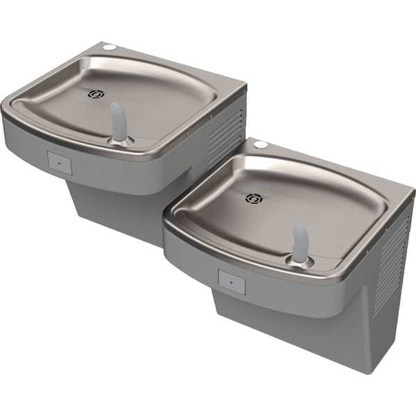 Bi-Level Drinking Fountain, 19 3/8 in H