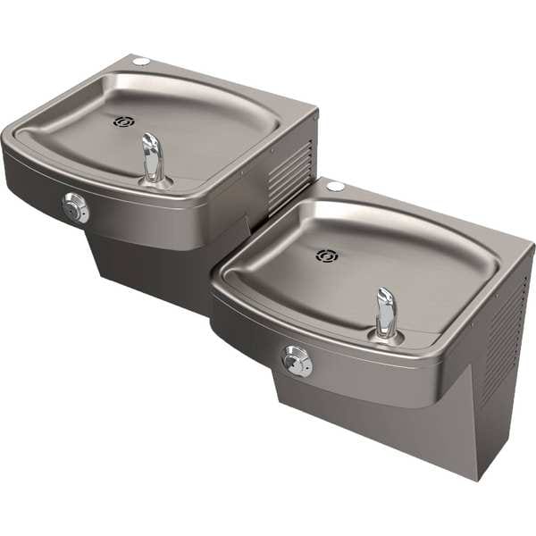 Bi-Level Drinking Fountain, 19 3/8 in H