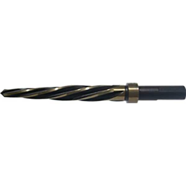 7/16 HSS Straight Shank Construction Reamer Car Length Cle-Line 2619 Black & Gold