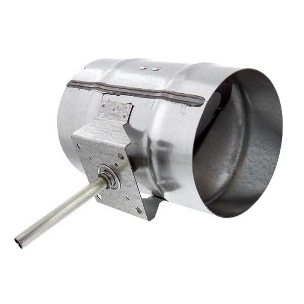 Manual Damper, 6 in dia., 11 in H