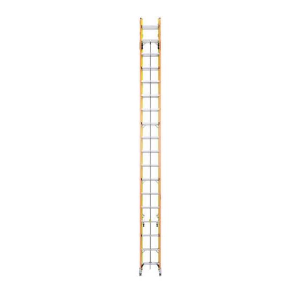36 ft Fiberglass Fiberglass Ladder, 300 lb Load Capacity
