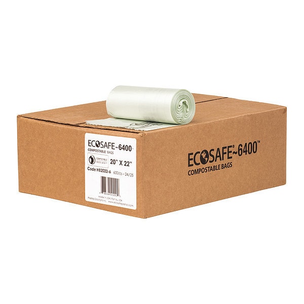 7 gal Trash Bags, 22 in x 20 in, 600 PK
