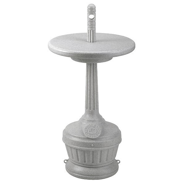 Smoker's Outpost White Patio Table