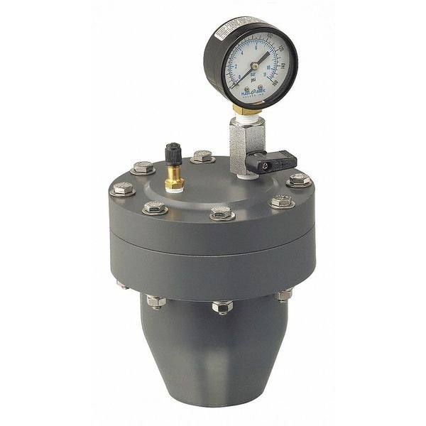 Pulsation Dampener, PVC, 10 cu. in., Epdm
