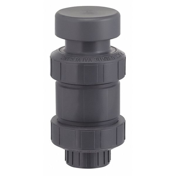 Air Release Valve, PVC, 1-1/2", Epdm, Socket