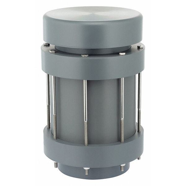 Air Release Valve, CPVC, 3", Fkm, Socket