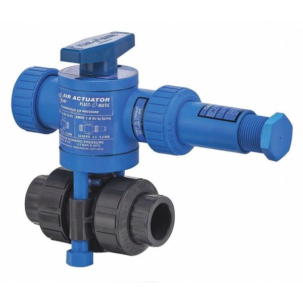 Air x Spring Valve, CPVC, 1", Fkm, Npt