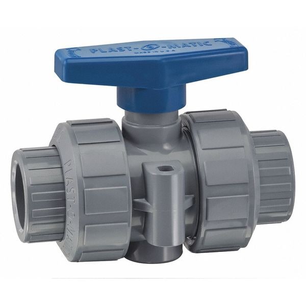 Manual Ball Valve Epdm, CPVC, 3/8", Thread
