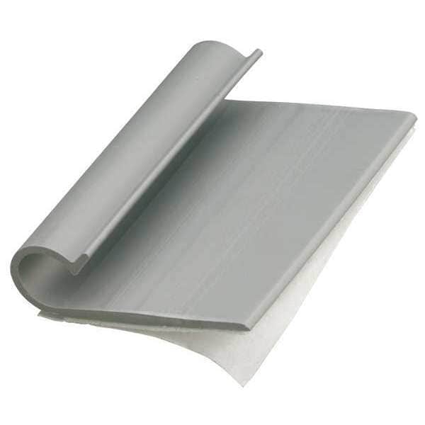 Cable Clip, PVC, 0.31 in Bundle Dia., Light Gray, 1-3/4 in L, 100 PK
