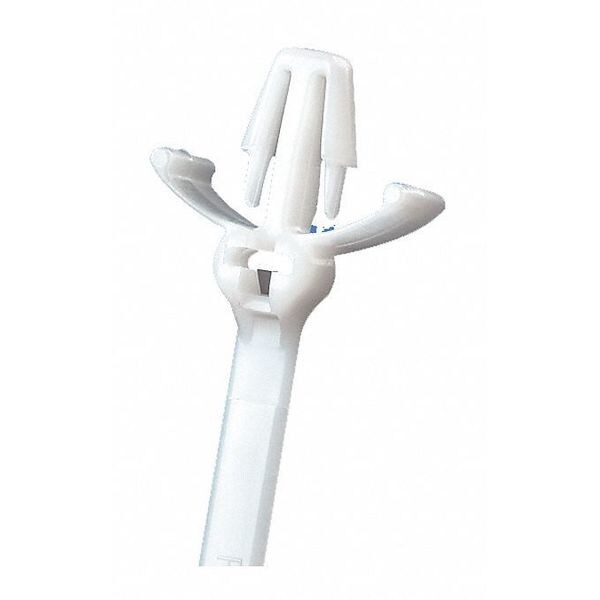 Cable Tie, 8-1/2 in L, 2 in Max Bundle Dia., Natural, Nylon 6/6, 50 lb Strength, 500 PK