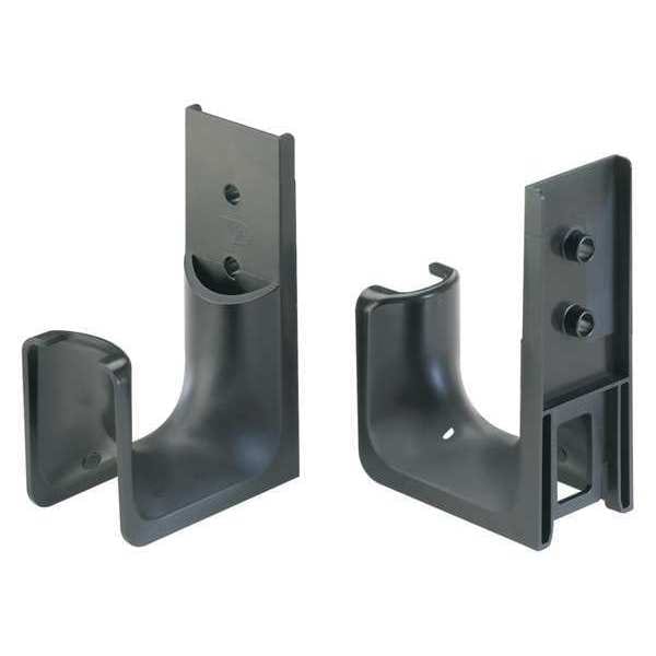 J-Hook Wall Mount, Black, PK10