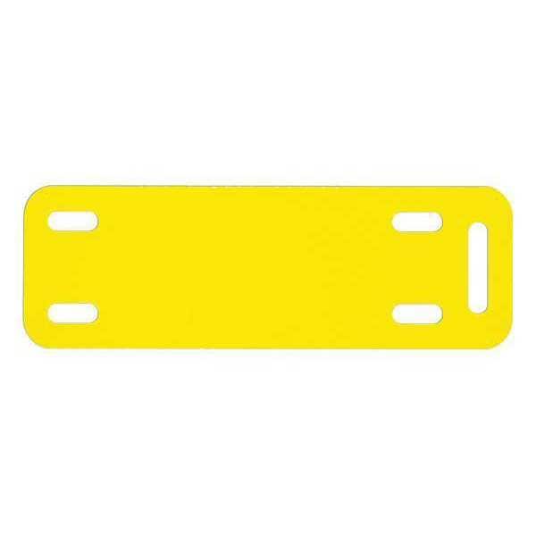 Thermal Marker Plate, 3"x1", Yellow