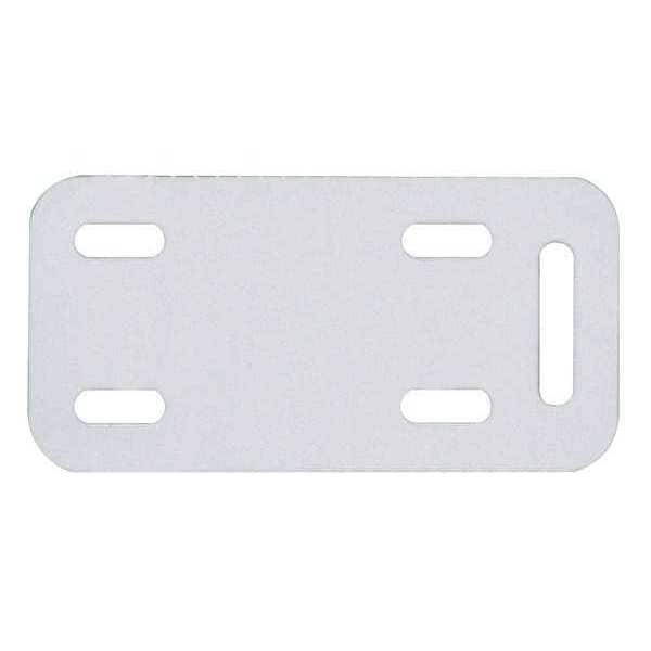 Thermal Marker Plate, 2"x1", White