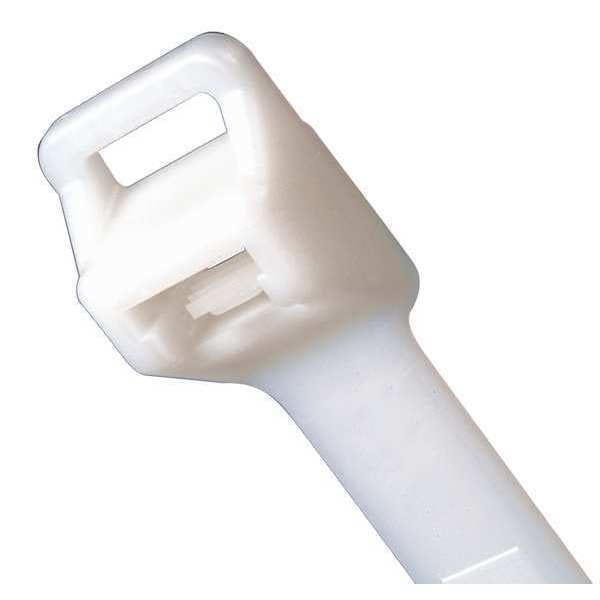 Cable Tie, 20-1/2 in L, 5 in Max Bundle Dia., Natural, Nylon 6/6, 250 lb Strength, 100 PK