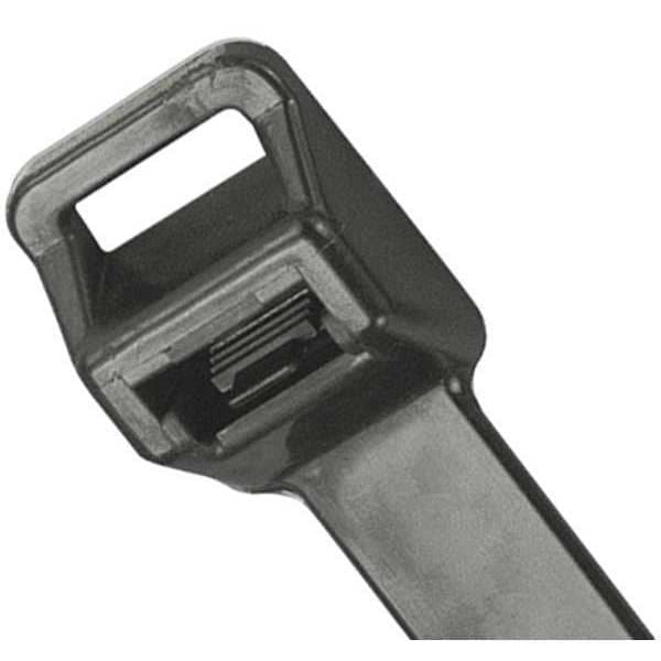 Cable Tie, 28-1/2 in L, 8 in Max Bundle Dia., Black, Nylon 6/6, 250 lb Strength, 25 PK