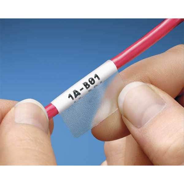 Tt, Slflamlbl, 1.0" x 2.5"x1.0"h, Wh, PK5000
