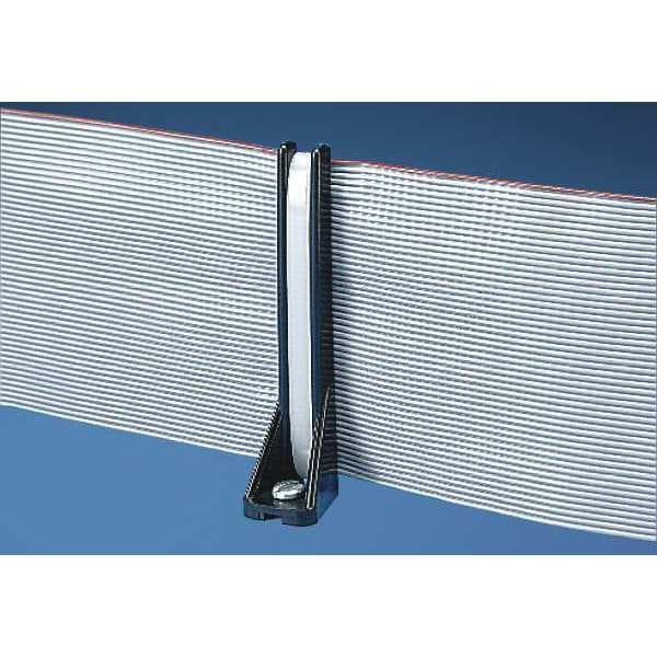 Cable Mount, 2", Black, PK100